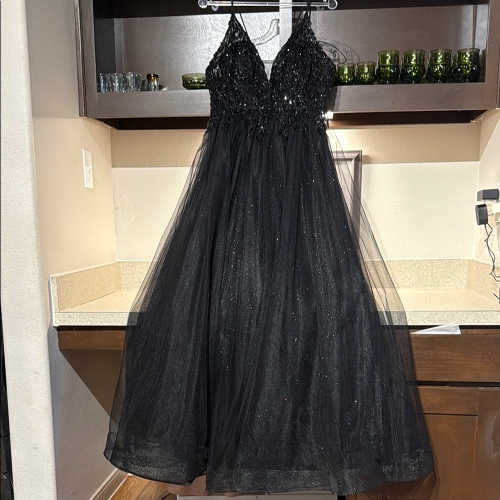 Elegant Black Evening Gown